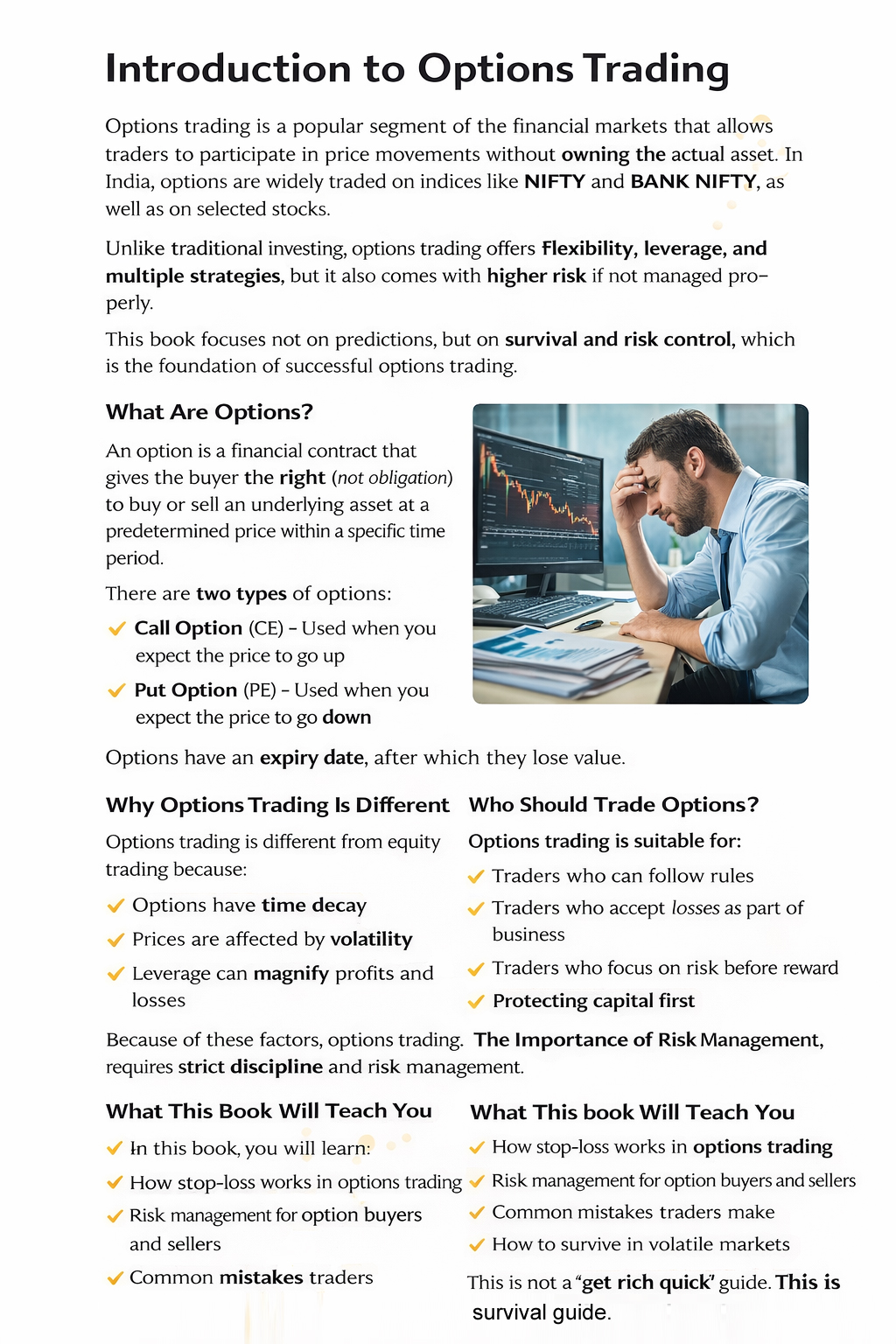 📘 OPTIONS TRADING RISK MANAGEMENT Stop-Loss Explained An Educational Guide to Protecting Capital - Image 3